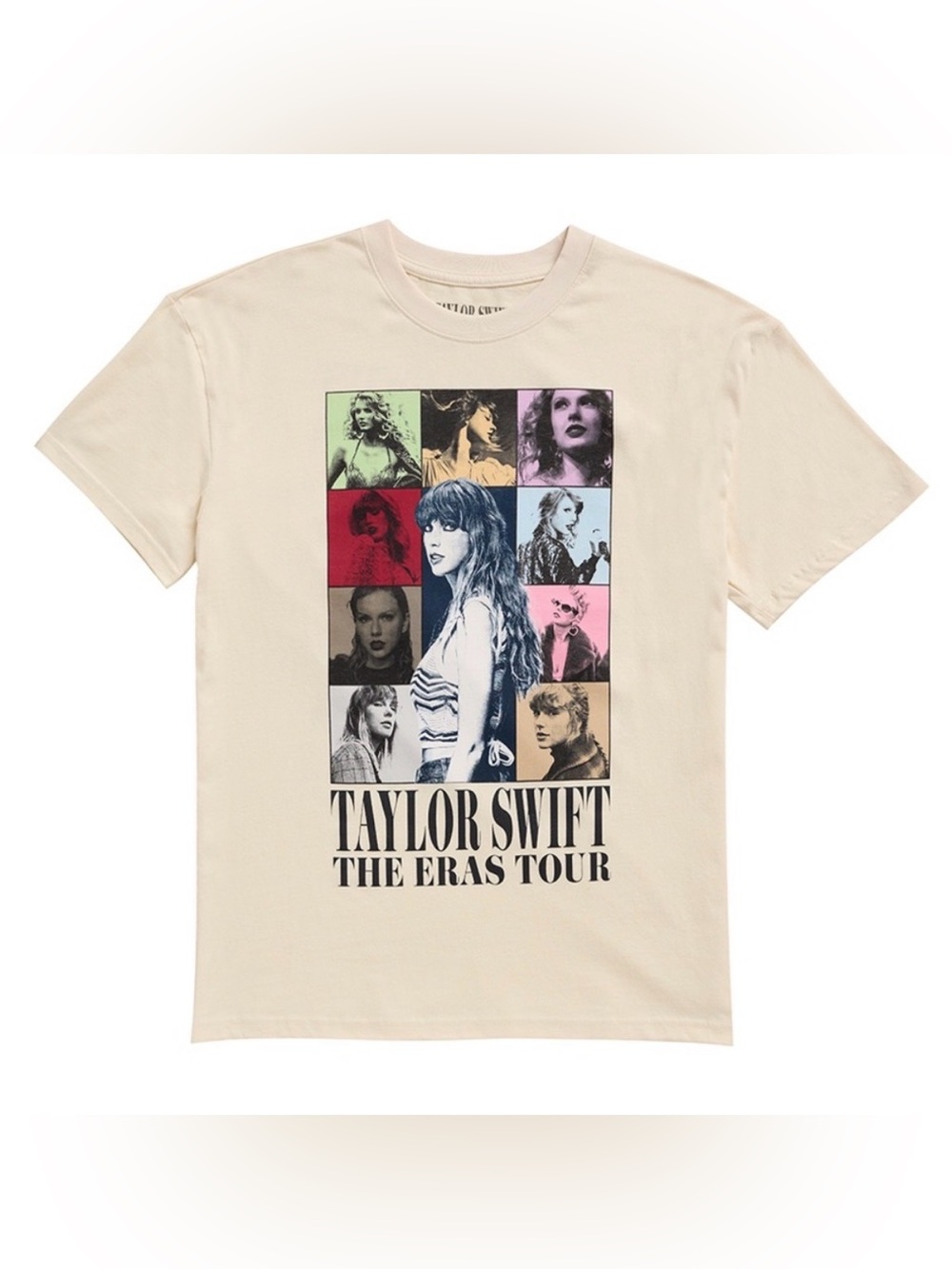 Taylor Swift The Eras Tour Official Beige Graphic T Shirt Tee Small